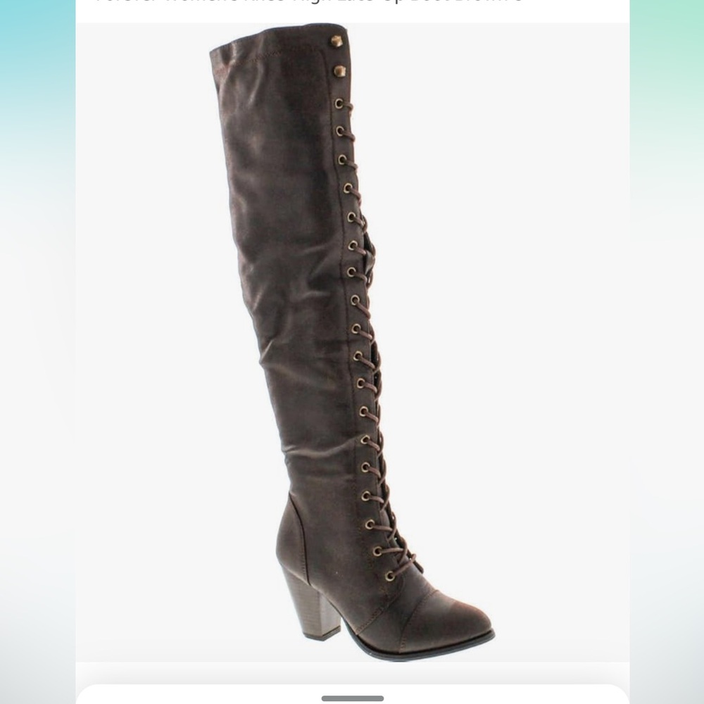 Tall Lace Up Boots